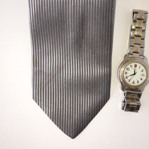 FREE SHIPPING BACI DESIGN ITALIAN MEN’S SILK TIE - Picture 2 of 8